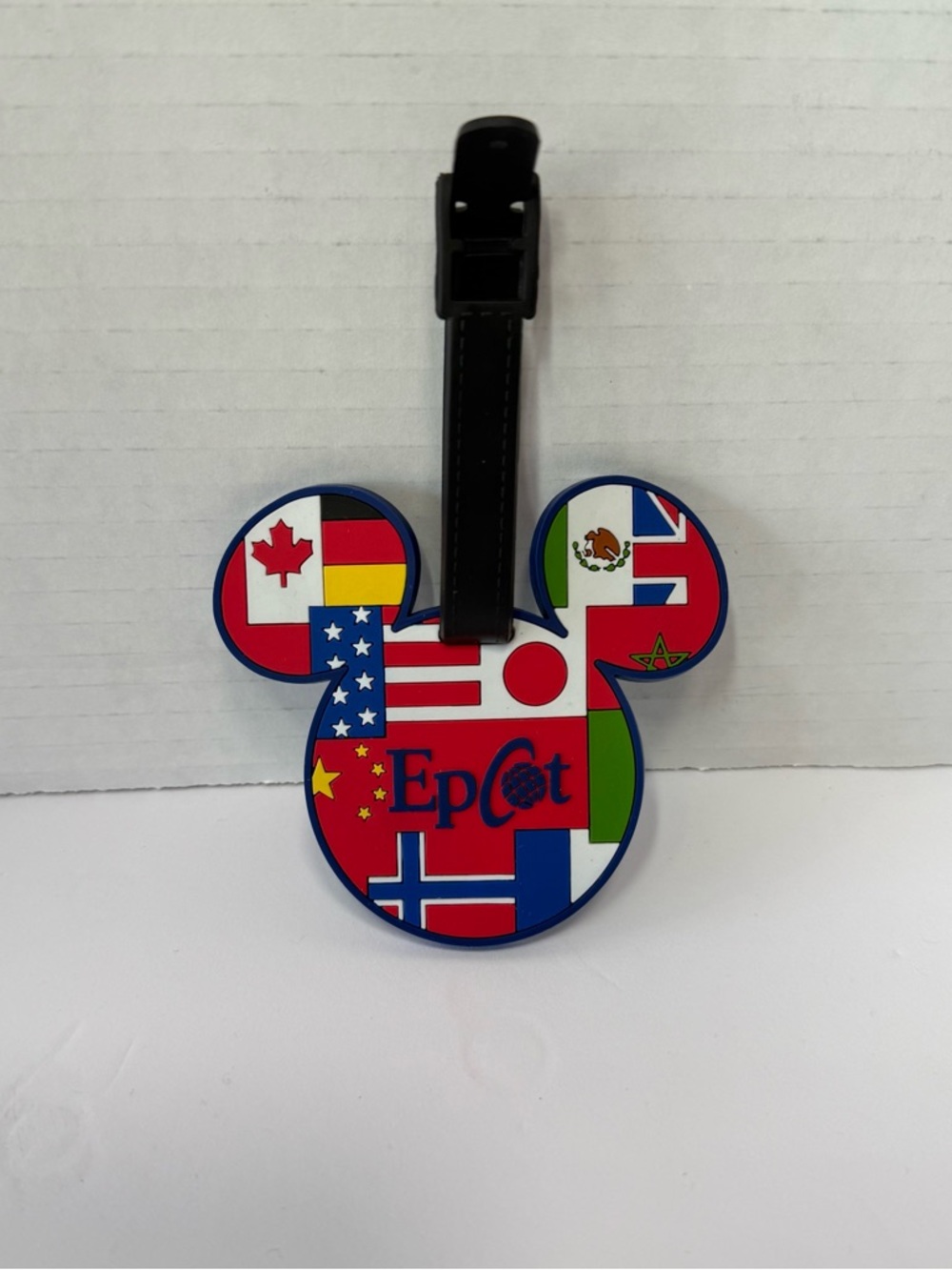 Walt Disney's Epcot Around The World Theme Silicone Luggage ID Tag